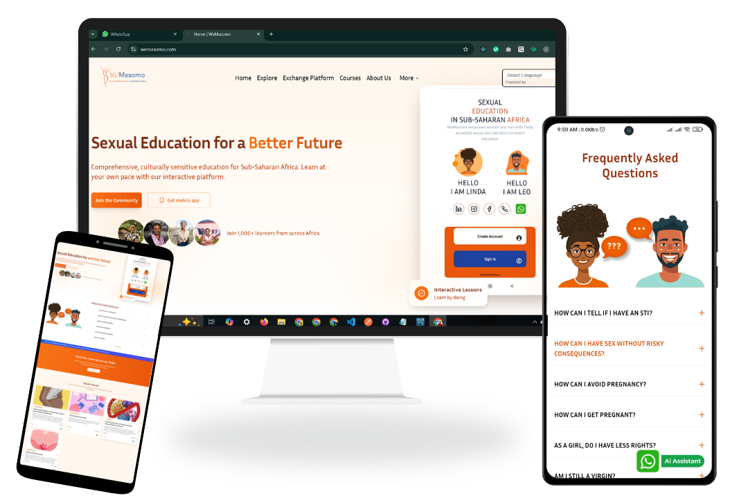 Wemasomo - NGO Health & Education Platform